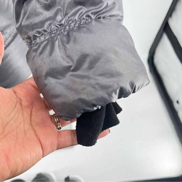 Marmot 650 Goose Down Fill Women’s Gray Full Zip Hooded Puffer Jacket Coat XS - Picture 7 of 16